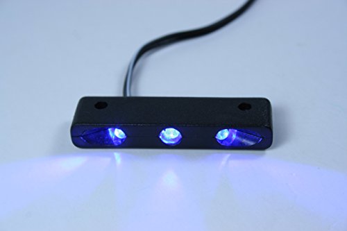 Luz LED Azul compacta para interiores de vehículos miniatura 1