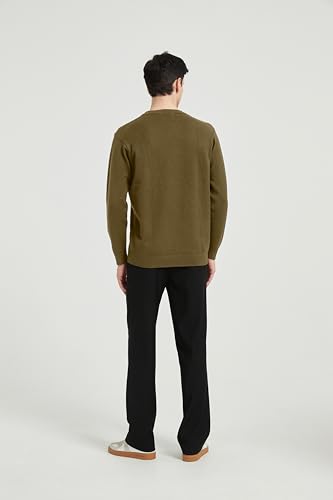 Isle Bay Linens Men's Crew Neck Sweater, Pullover for Men, Long Sleeve.4