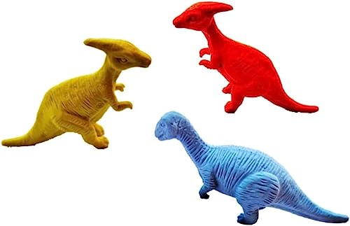 Image of AK Store (Pack of 4) 3D Cute Cartoon Shape Rubber Pencil Erasers, School Stationery for Kids, Boys Girls, Birthday Return Gifts (Dinosaur)
