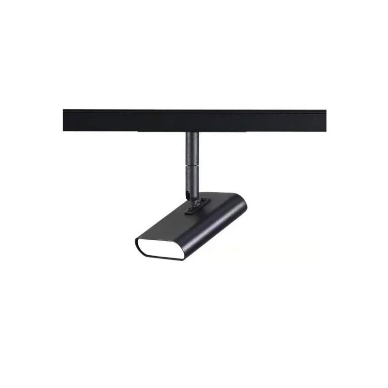 Optonica Spot LED Noir 5W ⌀ 70mm pour Rail Magnétique S20-35 - Blanc Naturel 4000K