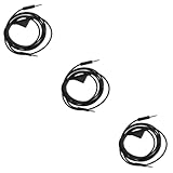 Happyyami ゲーム用ヘッドフォン交換ケーブル 高耐久オーディオワイヤー ロジテック 対応 ブラックヘッドコード