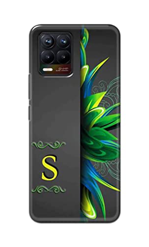 Image of Name II Initial II Letter Alphabet S Hard Back Case Cover for Realme 8 / Realme 8 Pro Back Cover -(J5) VNS2222