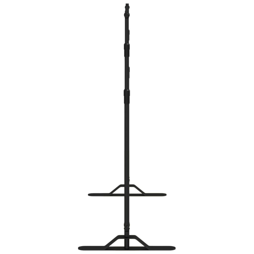 Treppiede per sfondo per studio fotografico, sistema di sfondo regolabile in acciaio, borsa per il trasporto, portata fino a 8 kg, treppiede fotografico nero