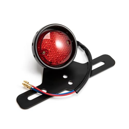 Feu stop arrière LED rouge 12V avec support pour Choppers