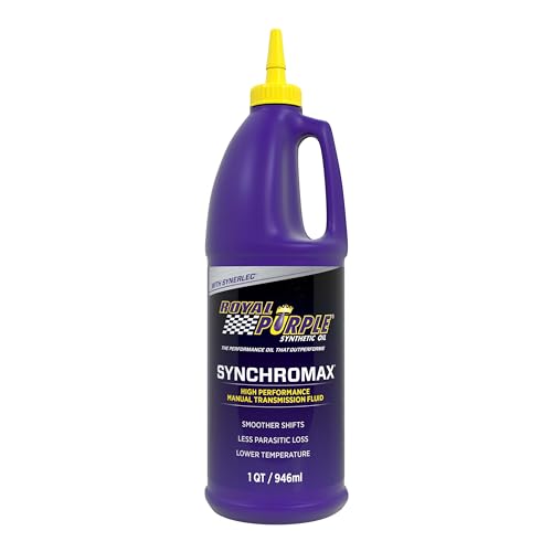 Royal Purple 01512 Synchromax Manual Transmission Fluid - 1 Quart (Pack of 6)