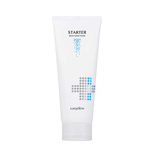 EASYDEW Starter Moist Whip Foam 5.07 fl oz - Non-Drying, Gentle & Purifying Foaming Cleanser with Ceramide I Exfoliating Daily Face Wash that Removes Dirts and Makeup