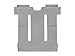 WeatherTech Custom Fit FloorLiners for Kia Sedona - 2nd/3rd Row (467094), Grey