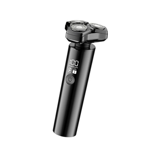 Afeitadora eléctrica recargable, máquina de afeitar de limpieza de barba para hombres, recortadora de pelo corporal, impermeable, cuerpo completo, lavable