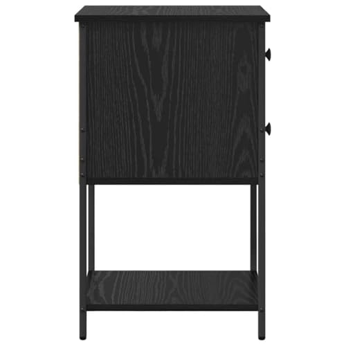 Table de chevet chêne noir pour optimiser les petits espaces de nuit - 8