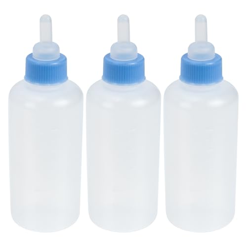 Bottle 3Pcs Pet Feeding Bottle Kitten Bottles Kitten Milk Replacer Puppy Milk Feeder Feeder Animal Bottles Lamb for Pet Cat Dog Sheep
