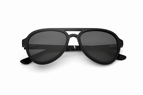 Grip Polarized Lens Modern Vintage Aviator Sunglasses with Bamboo Temples for Women and Men4