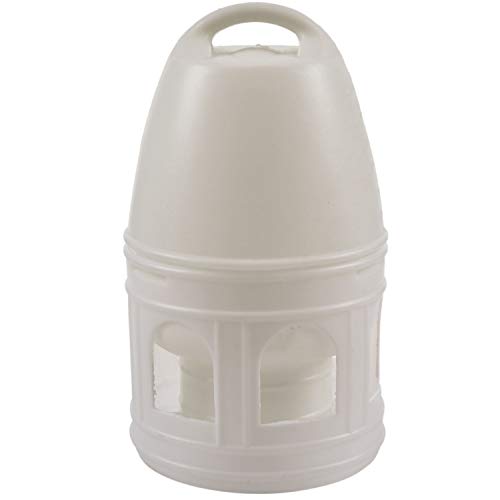 WOVELOT Removeble White Plastic Drinker With Handle For Pigeons Bird Supplies 29Cm X 17Cm