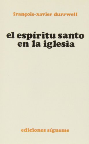 Portada de El Espíritu santo en la Iglesia