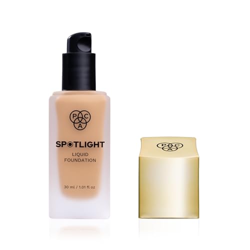 Image of PAC Spotlight Liquid Foundation 08 Frosted Cake | Full Coverage Longlasting Waterproof Formula