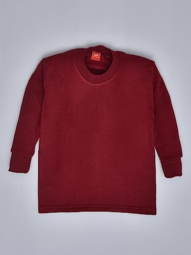 Image of Lux Cottswool Girl's Winter wear Thermal Full Sleeves Body Warmer top and Trouser Set| Thermal Set for Girls | KIDO