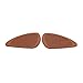 Tankpad Motos Accessoires Moto Réservoir De Gaz Genouillères Décalcomanies Traction Pad Autocollant pour Harley Cafe Racer Classique Universel (Color : Brown)