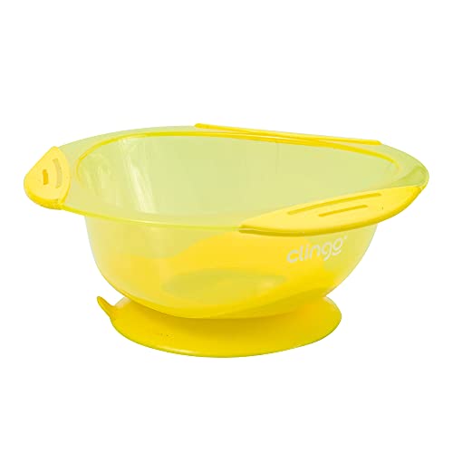 PRATO COM VENTOSA AMARELO, Clingo, Amarelo