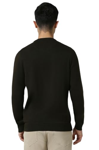 Image of Van Heusen Men's Luxury Sports Regular Fit Full Sleeve Crew Neck Sweater | Sophisticated Flair | Super Premium Fabric