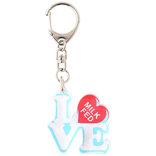 [~NtFh] L[`F[ LOVE KEYCHAIN fB[X WHITE ONE SIZE