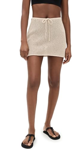 Women's Crochet Knit Mini Skirt