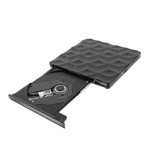 OSALADI Portable External DVD Drive USB-c USB for Cd Compatible Laptops Desktops Slim Design for Easy Data Storage Music Playback No Driver Needed