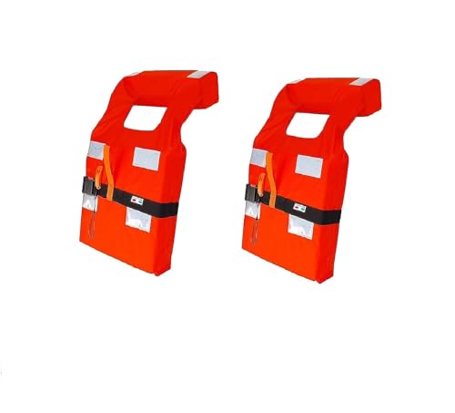 Kit de chalecos salvavidas para identificación (homologados, obligatorios) para barco, bote inflable, vela, náutica (2)