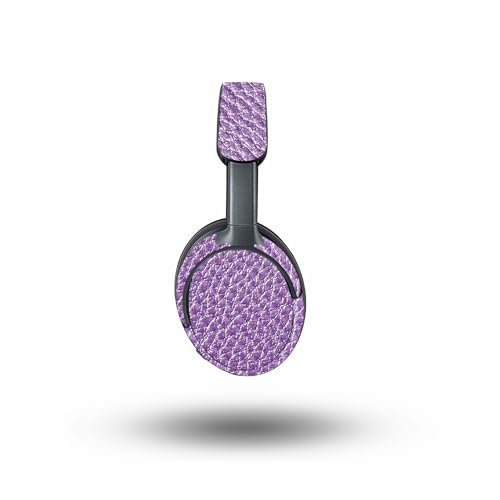 Image of MightySkins Carbon Fiber Skin Compatible with Bose QuietComfort Ultra - Purple Pleather | Protective, Durable Textured Carbon Fiber Finish | Easy to Apply