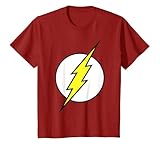Kids DC Comics The Flash Large Classic Chest Logo T-Shirt