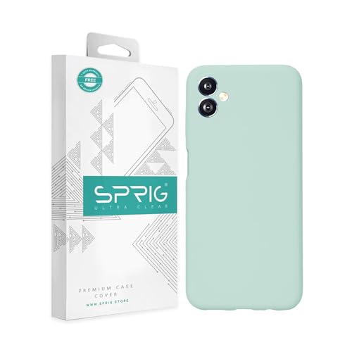 Image of SPRIG Compatible with Samsung Galaxy F14 5G Phone Liquid Silicone Cover Premium Back Cover Drop Tested Shock Proof Mobile Case for Men, Women, Boys and Girls with Camera Protection (Light Green)
