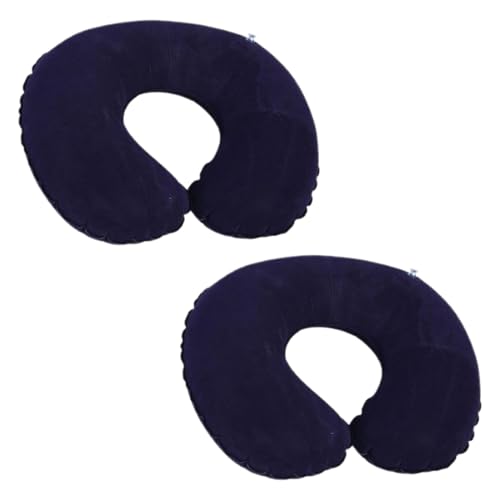 Cuscino Gonfiabile da Viaggio Collo, 2 Pezzi Cuscino Cervicale da Viaggio,Cuscino Gonfiabile da Viaggio Collo, Supporto per la Testa