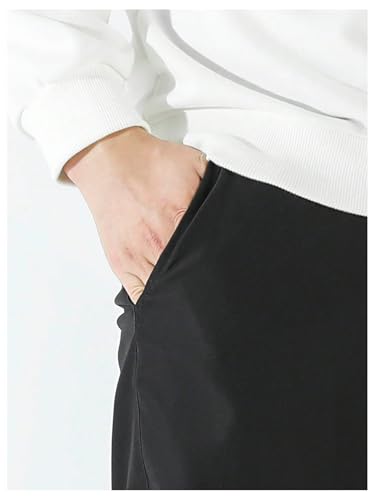 OYOANGLE Men's Cargo Pants Letter Graphic Print Workout Joggers Trousers with Pockets Streetwear3