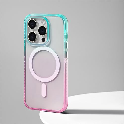 Coque de protection transparente anti-jaunissement iPhone 15 Pro Max charge magnétique