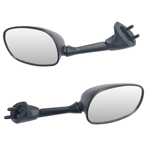 Espejo moto lateral con cristal antirreflejos para Yamaha YZF-R1 R6 campo de visión ampliado