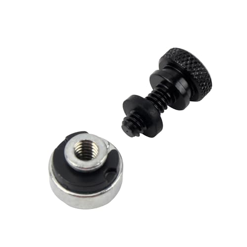 Couvercle de bouton de montage de selle de moto noire pour restaurer le filetage Dyna Softail