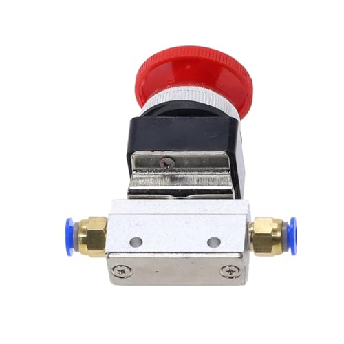 Bouton de sécurité pneumatique MOV-3 pour arrêt d'urgence mécanique 2 positions 1/8