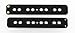 2 J Bass Bridge Pickup Flat Bobbins Black Top & Bottom Allparts PU-6943-023