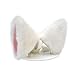 Sheicon Cat Ears Furry Neko Ears Headband Hair Clip Hairband Headwear Anime Cosplay For Halloween Cosplay Party Color White pink