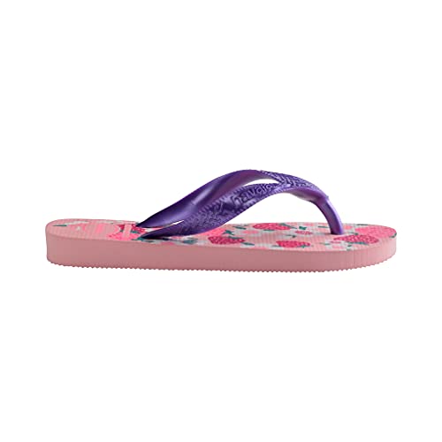Chinelo Flores, Havaianas, Meninas, Rosa Macaron, 31/32
