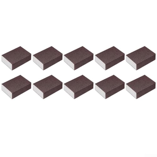Paquete de 10 esponjas esenciales de esmeril diseñadas para las necesidades de limpieza de la cocina