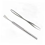 VILLFUL 2個ステンレススチール製ダニ除去ツール キット ペット用 小型軽量 軽く滑らかに取り外し 収納便利 旅行キャンプにも