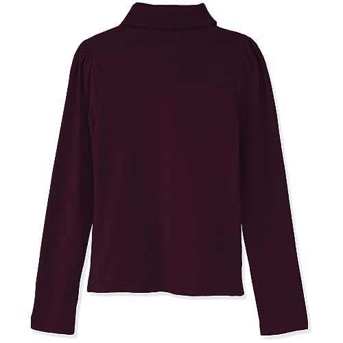 Image of Girls 2T-20 Long Sleeve Pique Polo Uniform Shirt