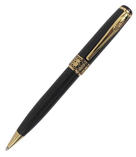 Abcsea Fortgeschrittene Kugelschreiber 68 Schwarz Und Gold Clip - schwarz Cover