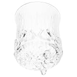 BESTonZON Glas Whiskyglas mit 250 Ml Fassungsvermögen Bruchsicher und Handlich für Party und Nachtparty als Kreativer Trinkbecher mit Gravur