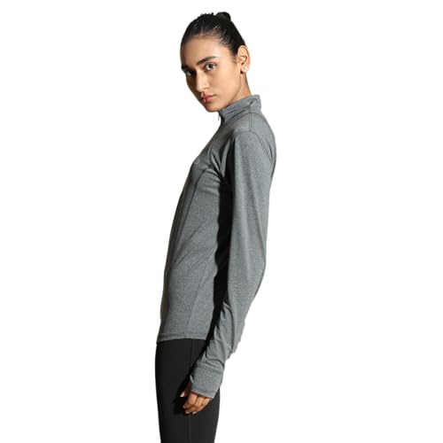 Image of Silvertraq Women's Athleisure Runner Zip Neck T-Shirt