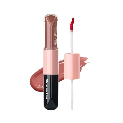 Amazon | Mooekiss リップグロス 2in1 高発色 ダブルエンド うるおい