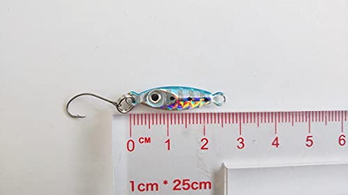 マイクロジグ メタルジグ 3g 10本セット 遠投 メバリング アジング シングルフック 堤防の小物釣りに カサゴ シーバス 5枚目