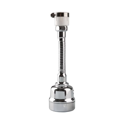 Wellrun 360 Swivel Kitchen Tap Extender with 3 Water Modes Flexible Faucet Extension with Universal Adapter Rust-Resistant Tap Spray Head for Kitchen Sink