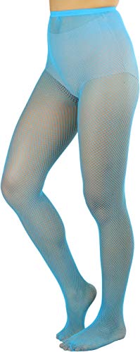 Image of ToBeInStyle Women's Sexy Vibrant Fine Classic Fishnet Full Footed Pantyhose