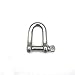 Stainless Steel 316 Anchor D Shackle Choose Size 3/16",3/8",1/4",5/8",5/16",1/2" (1/4")
