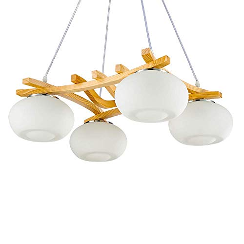 Suspension LED bois anti éblouissement pour étude